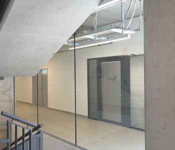 Graphisoft Park, Budapest - Rahmenlose Brandschutz-Glaswandsystem
