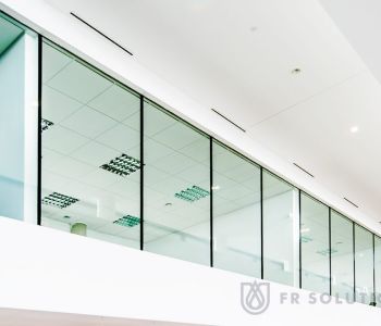 BR Rahmenlose Brandschutz Glaswände