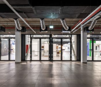 Hungexpo Budapest - Coolfire-Thermo 74 EI60 Feuerschutzglastür und Fassade