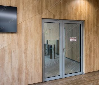 Telecom Geschäftszentrum Coolfire-Thermo 74 Feuerfeste Glastür und Fassade