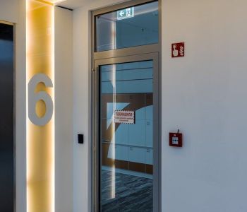 Telecom Geschäftszentrum Coolfire-Thermo 74 Feuerfeste Glastür und Fassade
